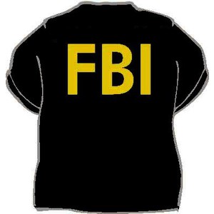 Triko FBI černá