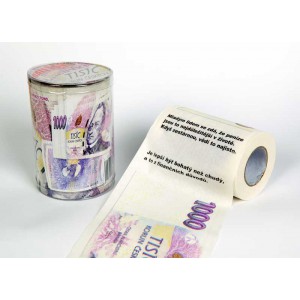 Toaletní papír 1000-Kč