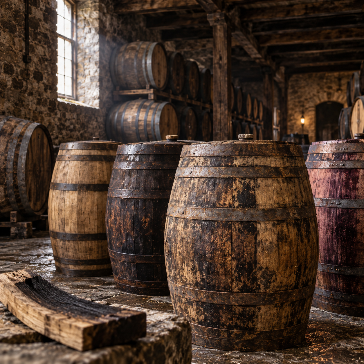 Zrání alkoholu v sudech: Jak bourbon, sherry a další sudy ovlivňují chuť