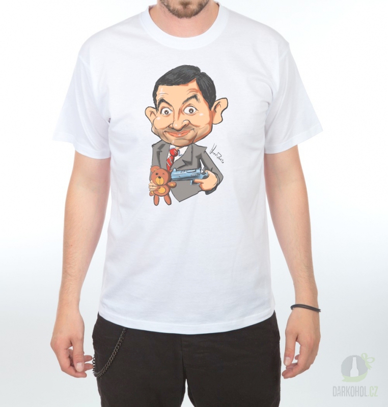 Hlavní kategorie - Triko Mr.Bean bílá-poslední kus!