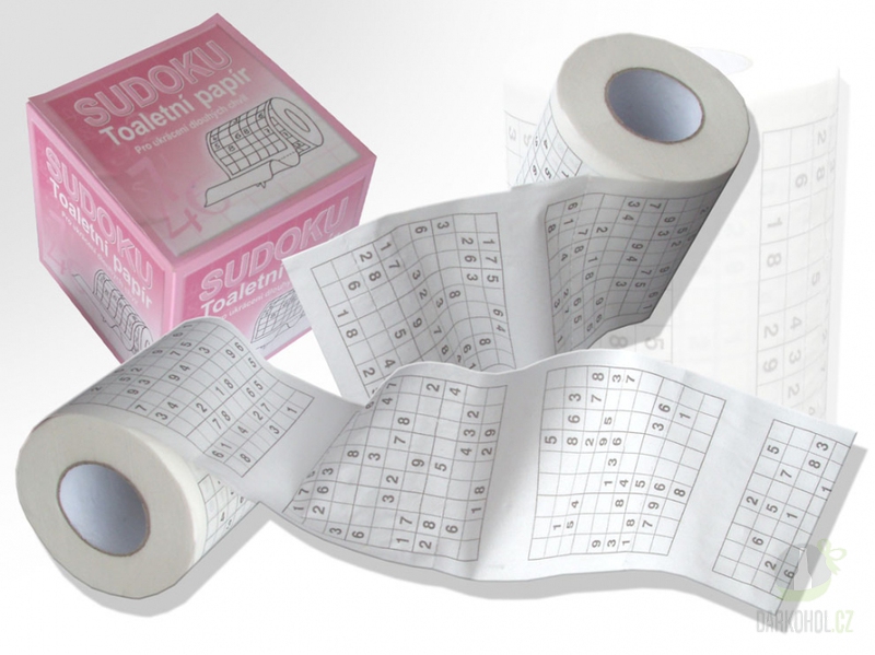 Dárky - Toaletní papír-Sudoku