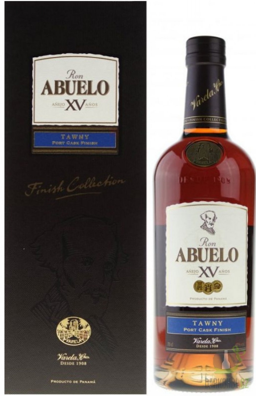 IMPORT - Abuelo rum 15y Tawny 0,7l 40%