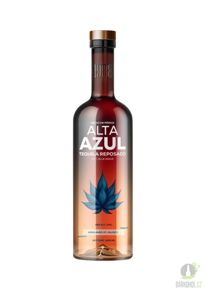 Alkohol - Alta Azul Reposado Tequila 38% 1l