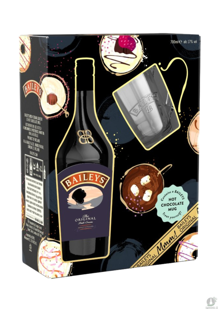 Alkohol - Baileys Original Irish Cream 17% 0,7 l + hrnek