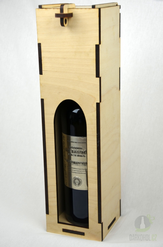Dárky - Dřevěný stojan na víno velký
