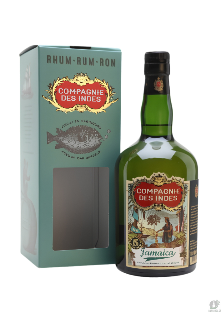 Alkohol - Compagnie des Indes Jamaica 5 Year Old Rum 43% 0,7l