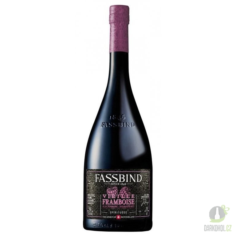 Alkohol - Fassbind Vieille Framboise - Stařená malina 40% 0,7l