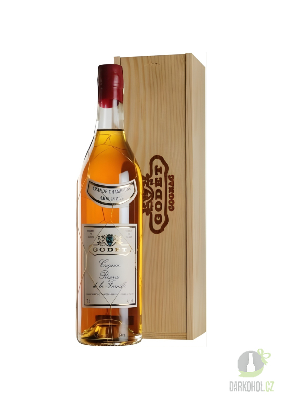 Alkohol - Godet Family Reserve 40% 0,7l – Vzácná starší edice koňaku