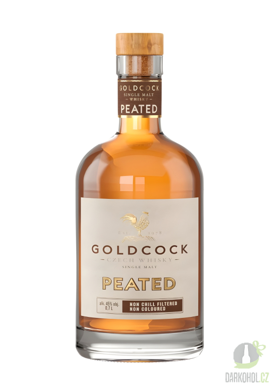 Alkohol - Gold Cock Peated 45% 0,7l