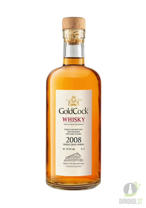 Alkohol - Gold Cock Single Malt 2008 62,2% 0,7l
