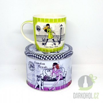 Poslední kusy - Hrnek Slečna NWY 0,35l v plechovce-poslední kus!