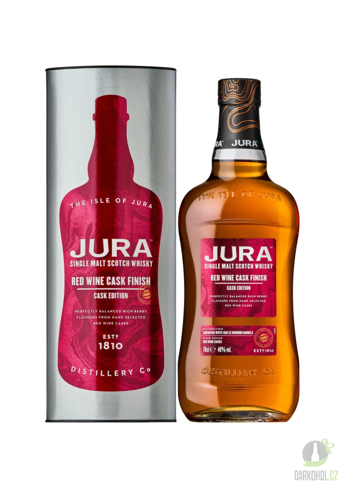 Alkohol - Jura Red Wine Cask 40% 0,7l