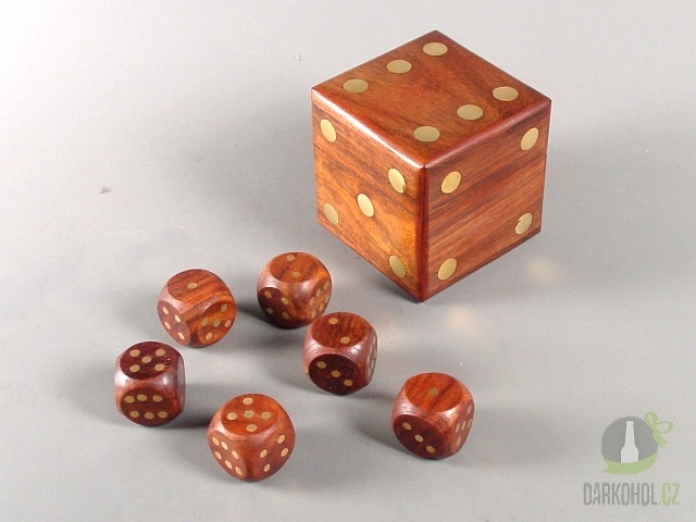 Dárky - Dřevěné kostky 6cm