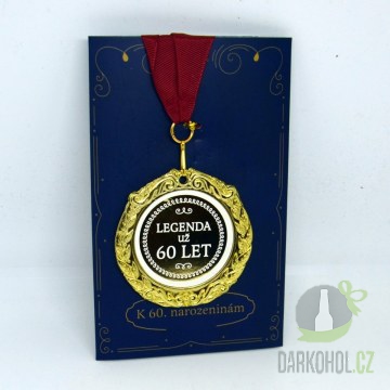 Dárky - Medaile 60let zlatá
