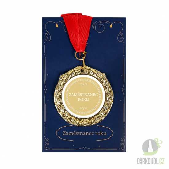 Dárky - Medaile Zaměstnanec zlatá