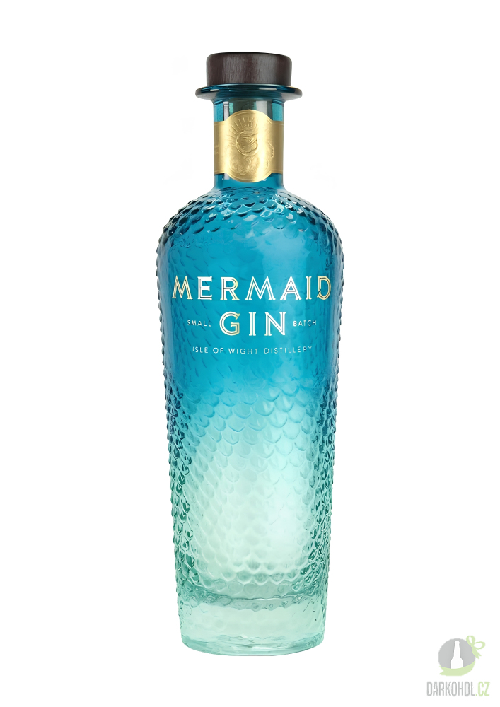 Alkohol - Mermaid Blue Gin Isle of Wight Distillery 42% 0,7l