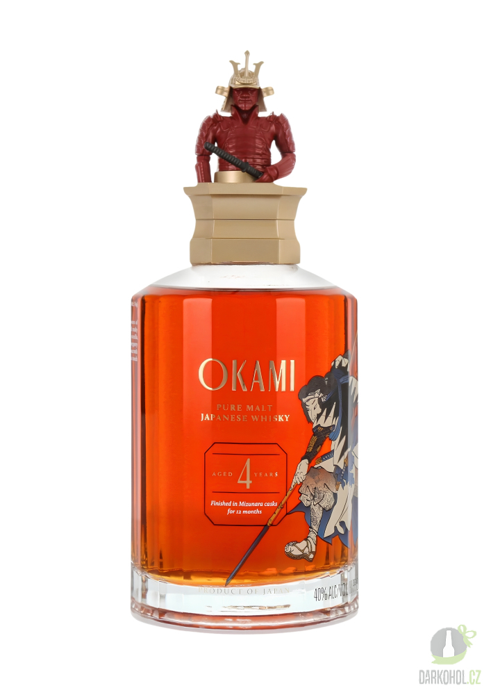 Alkohol - Okami Pure Malt 4yo Japanese Whisky 40% 0,7l
