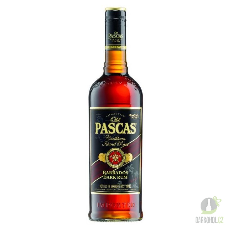 IMPORT - Old Pascas Dark rum 73% 0,7 l