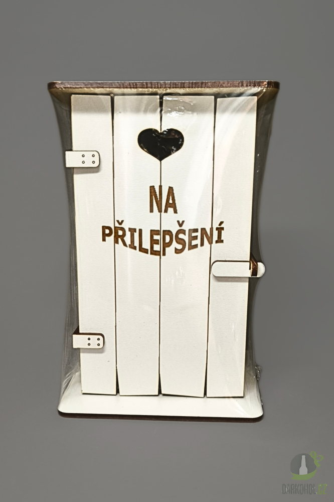 Výprodej - poslední kusy - Pokladnička Záchod Bílá Na Přilepšepšení