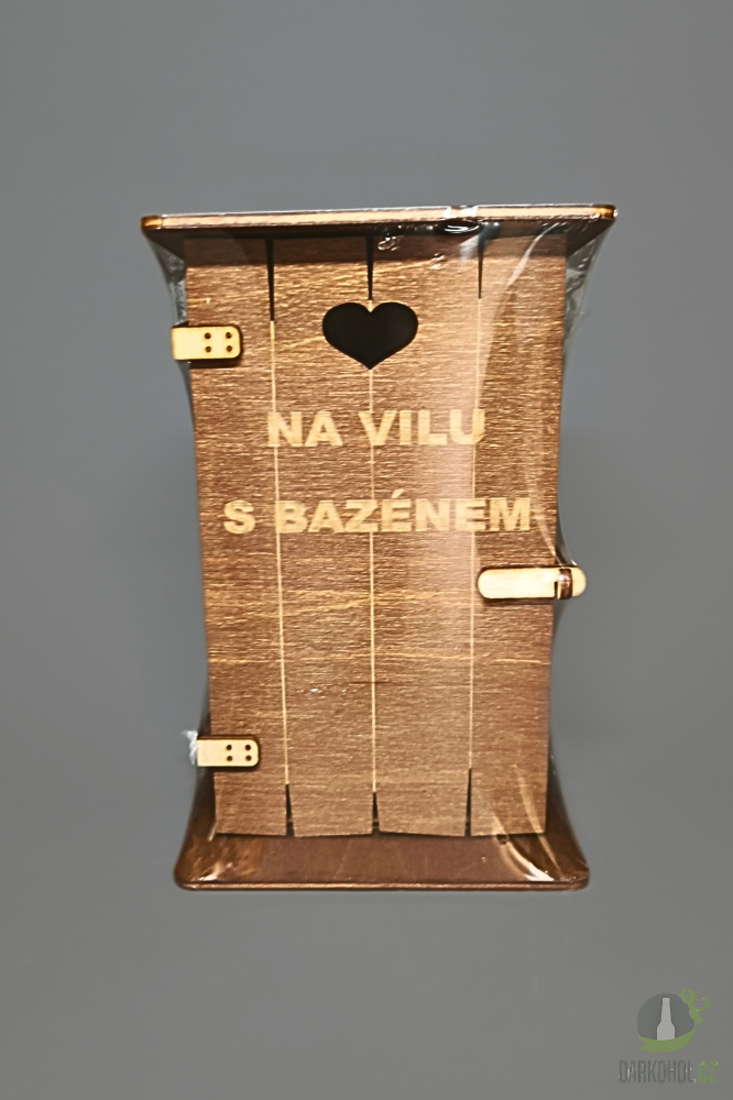 Výprodej - poslední kusy - Pokladnička Záchod Na Vilu s Bazénem