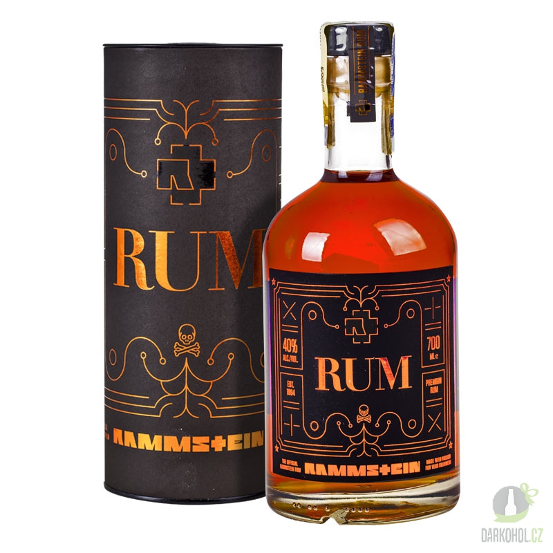 Alkohol - Rammstein rum 12y 40% 0,7l (tuba)