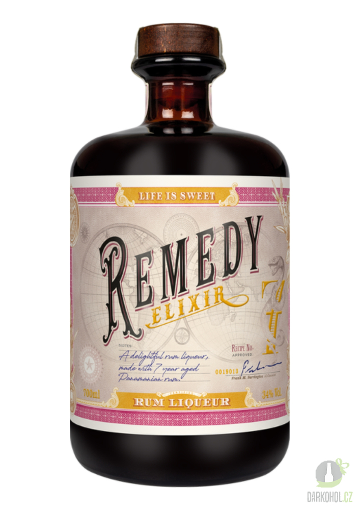 Alkohol - Remedy Elixir Rum Liqueur 34% 0,7l