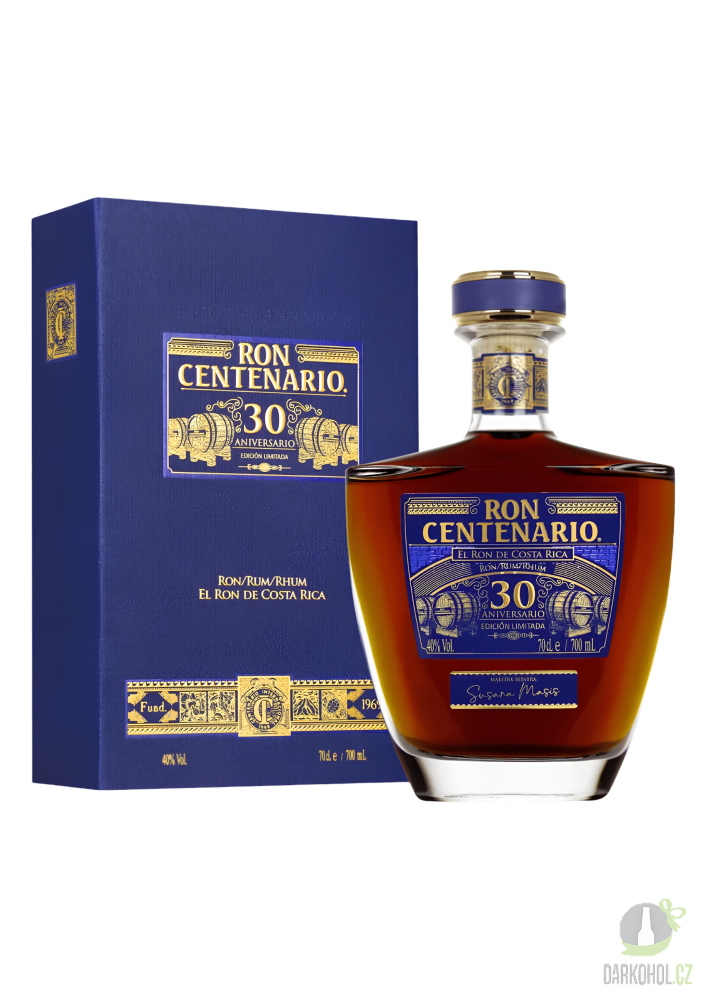 Alkohol - Ron Centenario 30 Años Edición Limitada 40% 0,7l