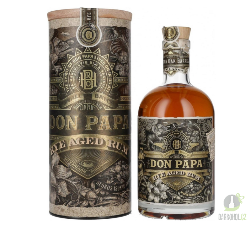 Alkohol - Don Papa Rye Aged 45% 0,7L (tuba)