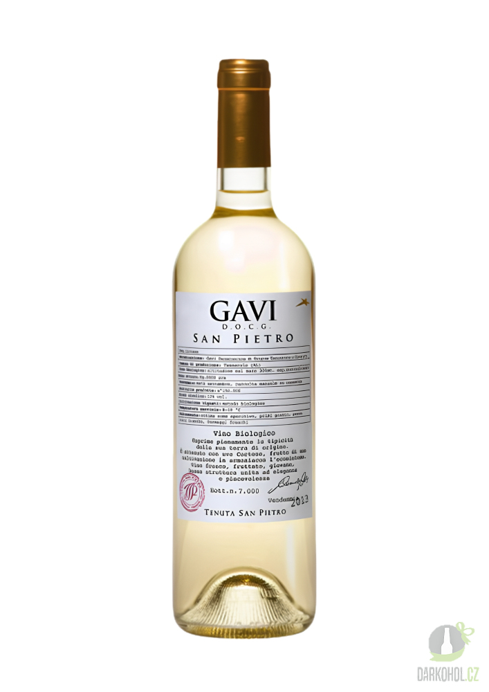 Víno - Tenuta San Pietro Gavi DOCG 2023 Bio 12,5% 0,75l