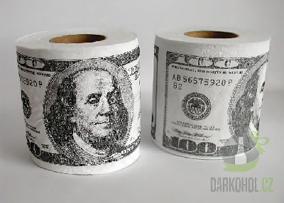Dárky - Toaletní papír Dolary