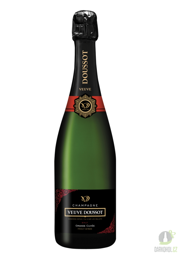 Víno - Veuve Doussot Grande Cuvée Brut Champagne 12,5% 0,75l