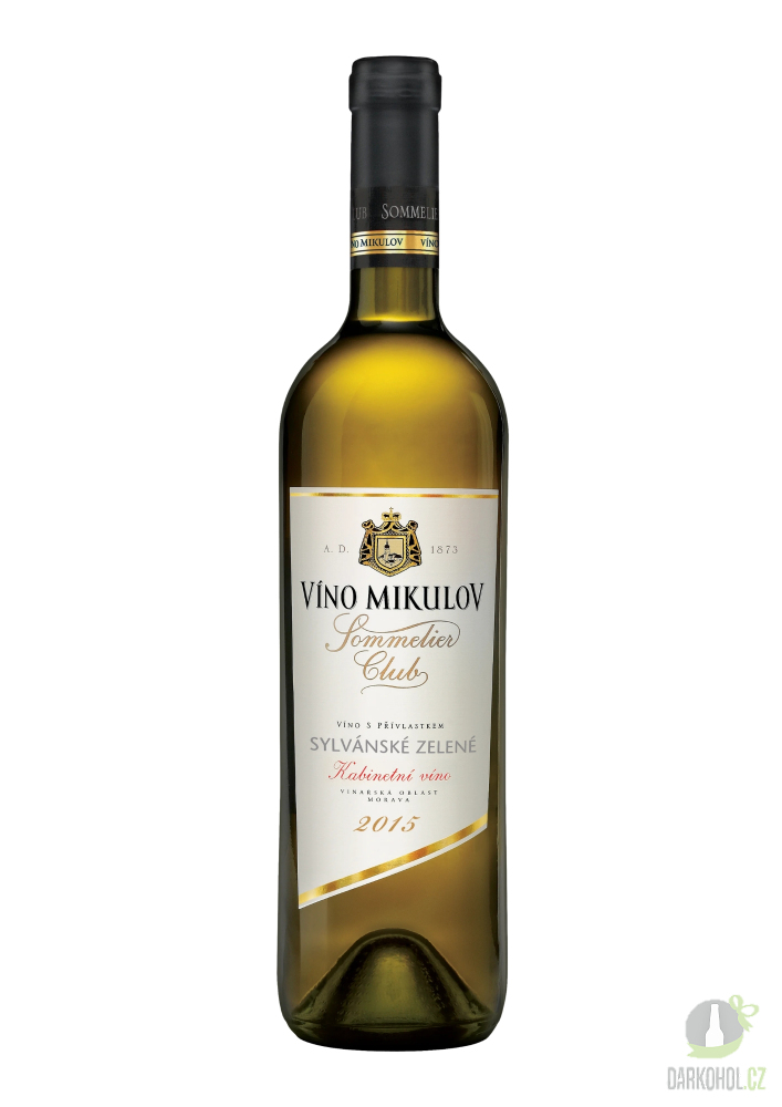 Víno - Víno Mikulov Sylvánské zelené Pozdní sběr 2015 12% 0,75l