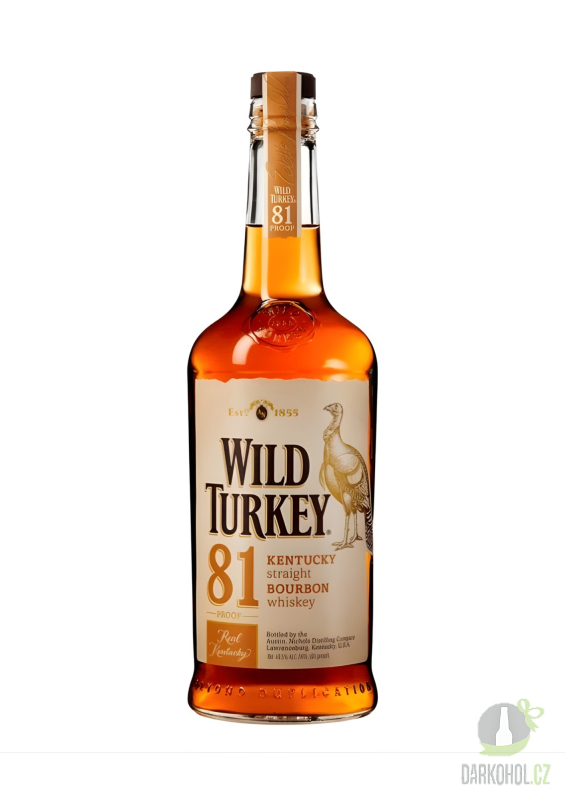 Alkohol - Wild Turkey 81 Proof Bourbon 40,5% 0,7l