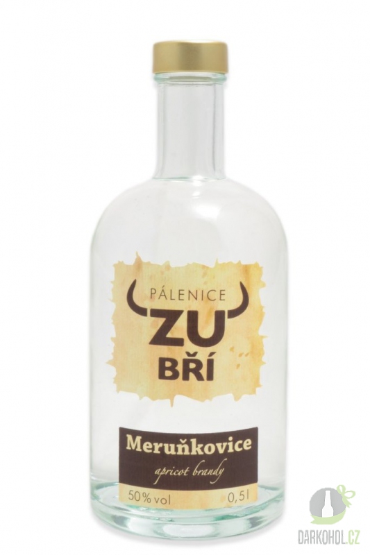 Alkohol - Zubří Meruňkovice 50% 0,5l