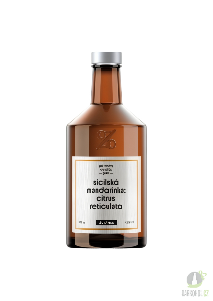 Alkohol - Žufánek Sicilská mandarinka 42% 0,5l
