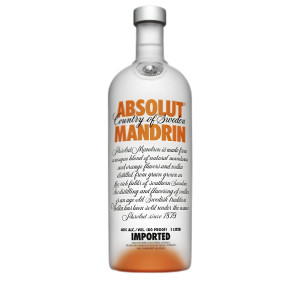 Absolut Mandrin 40% 0,7 l – starší lahvování 2010