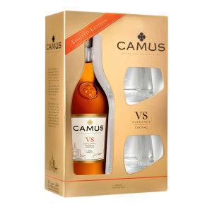 Camus VS Cognac 40% 0,7 l + 2 skleničky