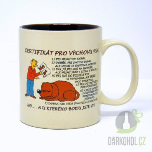 Hrnek Maxi Pro výchovu psa certifikát