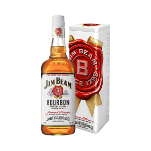 Jim Beam 40% 0,7l v plechové krabičce