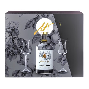 Kaapl Hruškovice Williams 47% 0,5 l + 2 skleničky