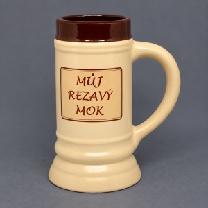 Korbel keramický-Můj rezavý mok