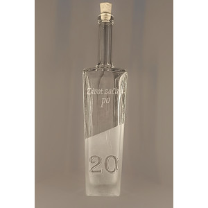 Pískovaná láhev  Axel - 20 let