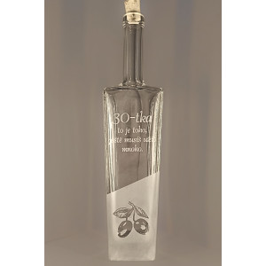 Pískovaná láhev Axel - 30 let