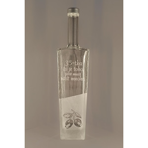 Pískovaná láhev Axel - 35 let