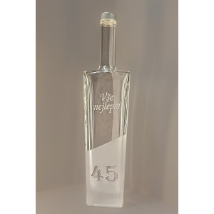 Pískovaná láhev Axel - 45 let