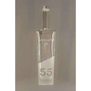 Pískovaná láhev Axel - 55 let