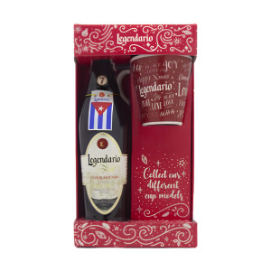 Legendario Añejo 7 Años 34% 0,7 l + hrnek