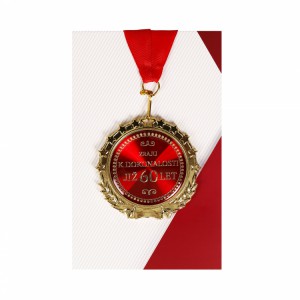 Medaile 60let červená