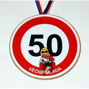Medaile 50 let - Věčně mladá
