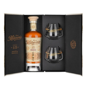 Millonario 15 Reserva Especial 40% 0,7 l + 2 skleničky